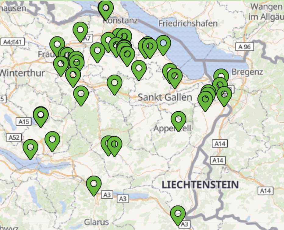 Unsere Referenzen in der Ostschweiz